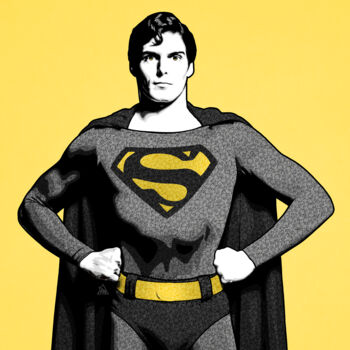 Drawing titled "Clark" by Greg Artiste, Original Artwork, Plastic