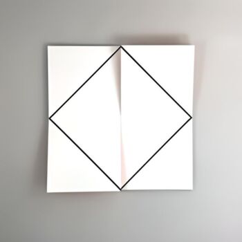 Sculpture intitulée "Sechs Quadrate 1 -…" par Gerhard Frömel, Œuvre d'art originale, Acrylique