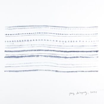Drawing titled "Douce mouvement " by Paz Borquez-Chevallier , Original Artwork, Paper