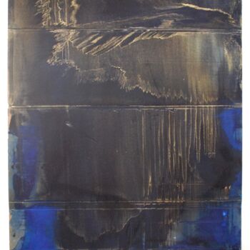 Painting titled "La grande nuit" by Charles Le Hyaric, Original Artwork, Oil