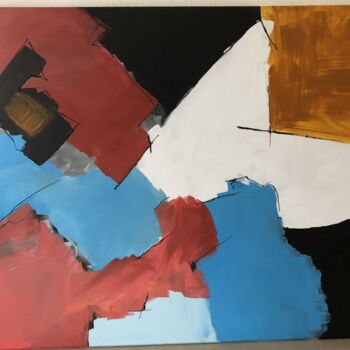 Painting titled "En Scène" by Mb, Original Artwork, Acrylic