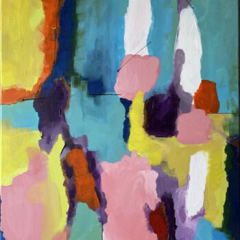 Painting titled "Bigoudènes Modernes" by Mb, Original Artwork, Acrylic
