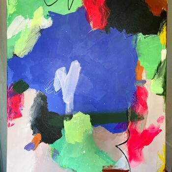 Peinture intitulée "Nostalgie" par Mb, Œuvre d'art originale, Acrylique
