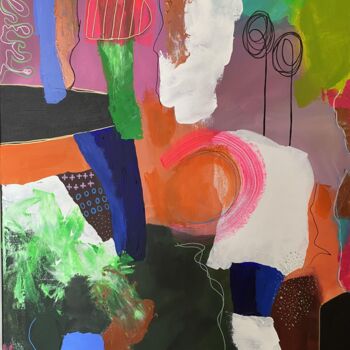 Peinture intitulée "Désillusion " par Mb, Œuvre d'art originale, Acrylique
