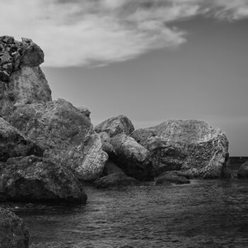 Photography titled "SCAPES-Placid rock" by Olivier Cuvelette, Original Artwork, Digital Print