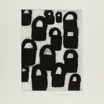 Dessin intitulée "CADENAS" par Paz Borquez-Chevallier , Œuvre d'art originale, Impression numérique