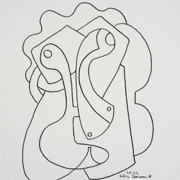 Drawing titled "Sans titre n°8" by Lætitia Disone, Original Artwork, Paper