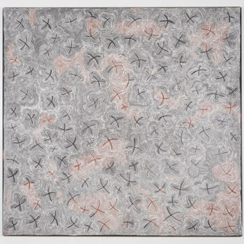 Painting titled "Maureen Hudson (AUS…" by Art Contemporain  Aborigène D'Australie, Original Artwork, Acrylic