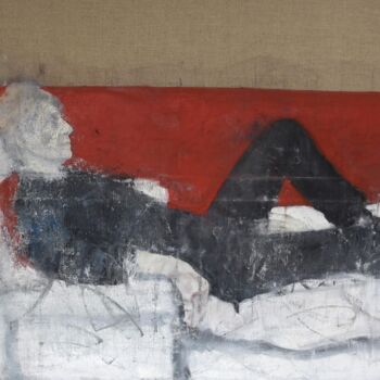 Painting titled "Comme une tempête q…" by Jane Planson, Original Artwork, Oil