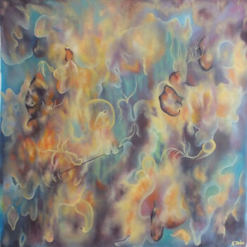 Painting titled "Lumière de Printemp…" by Lucie Duban, Original Artwork, Oil
