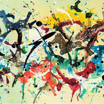 Painting titled "UnderWater II" by Ysati, Original Artwork, Acrylic