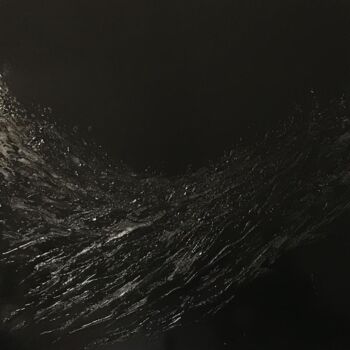 Painting titled "Téthys II" by David Géry, Original Artwork, Wood