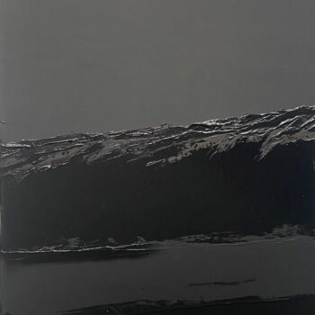 Painting titled "La dune " by David Géry, Original Artwork, Wood