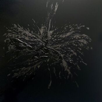 Painting titled "Le souffle des anges" by David Géry, Original Artwork, Wood