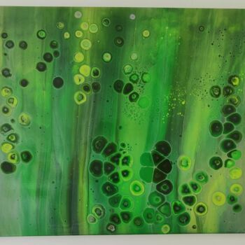 Painting titled "Chlorophyll" by Benjamin  Fould, Original Artwork, Acrylic