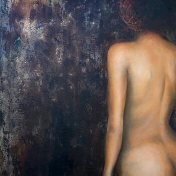 Painting titled "Vers l’ombre " by Jany Giacomelli , Original Artwork, Oil