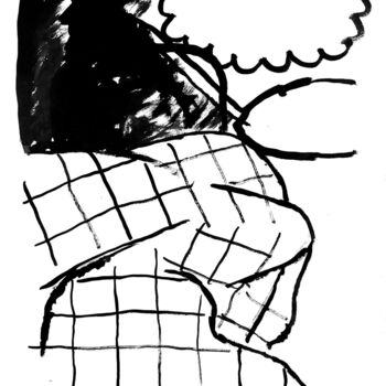 Drawing titled "untitled" by Antony Huchette, Original Artwork, Ink