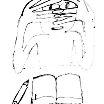 Drawing titled "untitled" by Antony Huchette, Original Artwork, Ink