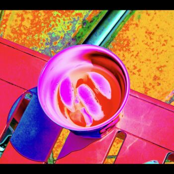 Digital Arts titled "LA MACHOTTE, GLAÇONS" by Danielle Aspis, Original Artwork, Digital Print