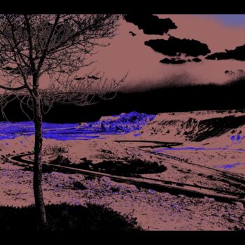 Digital Arts titled "Mon Arbre, Série 6,…" by Danielle Aspis, Original Artwork, Digital Print