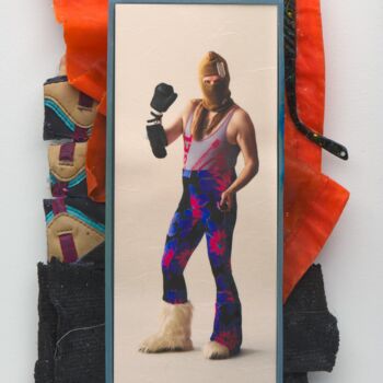 Textile Art titled "Fri, Get the Look!" by Romain Mader, Original Artwork, Digital Print