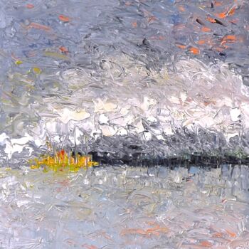 Painting titled "Golf de Saint Trope…" by Michel Drass, Original Artwork, Oil