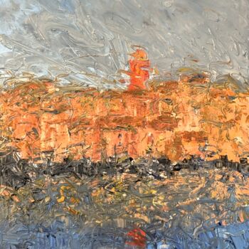 Painting titled "Saint Tropez: couch…" by Michel Drass, Original Artwork, Oil