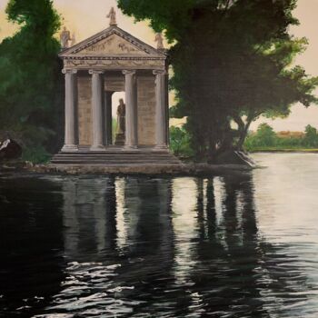 Peinture intitulée "Temple" par Rein-Jan Prins, Œuvre d'art originale, Acrylique