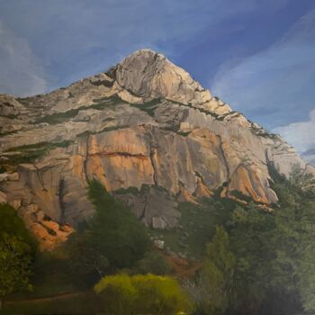 Peinture intitulée "Sainte Victoire III" par Rein-Jan Prins, Œuvre d'art originale, Acrylique