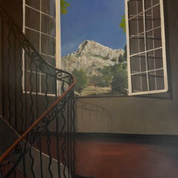 Peinture intitulée "Sainte Victoire IV" par Rein-Jan Prins, Œuvre d'art originale, Acrylique
