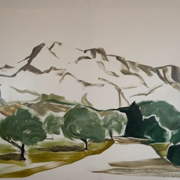 Peinture intitulée "Sainte Victoire 23.…" par Rein-Jan Prins, Œuvre d'art originale, Acrylique