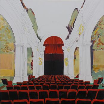 Painting titled "Opera" by Jean-Yves Belliard, Original Artwork, Oil