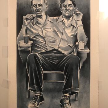 Painting titled "Cookies" by Fabrizio Acquisto, Original Artwork, Watercolor