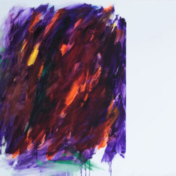 Peinture intitulée "9110-sans titre" par Claude Tétot, Œuvre d'art originale, Huile