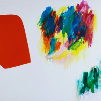 Peinture intitulée "0645- sans titre" par Claude Tétot, Œuvre d'art originale, Huile