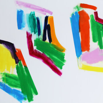 Peinture intitulée "0701-sans titre" par Claude Tétot, Œuvre d'art originale, Huile