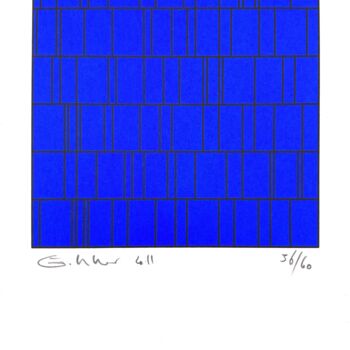 Printmaking titled "Morgal" by Gerhard Hotter, Original Artwork, Screenprinting