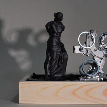 Sculpture intitulée "DD63, La Vénus qui…" par Guykayser, Œuvre d'art originale, Aluminium