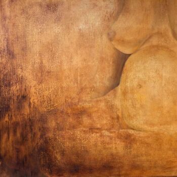 Painting titled "Avenir" by Jany Giacomelli , Original Artwork, Oil