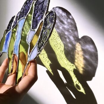 Sculpture titled "Glass Creature" by Claire Olivier, Original Artwork, Glass