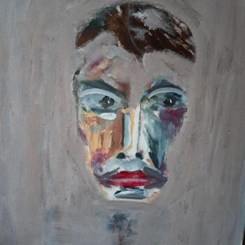 Painting titled "Trogne N°3" by Jean Marc Bramy, Original Artwork, Acrylic