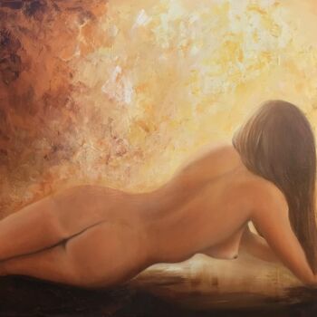 Painting titled "Détente " by Jany Giacomelli , Original Artwork, Oil