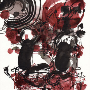 Dessin intitulée "sans titre" par Rodin Sotolongo Zapata, Œuvre d'art originale, Encre