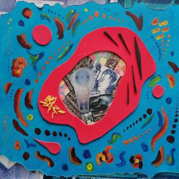 Painting titled "In the heart of the…" by Mlg, Original Artwork, Acrylic