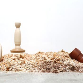 Sculpture titled "Les objets suspendus" by Amentia Siard Brochard, Original Artwork, Wood