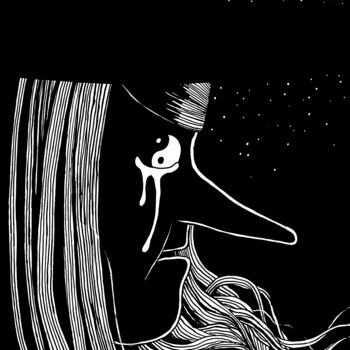 Drawing titled "Lucidity" by Simon Hanselmann, Original Artwork, Ink