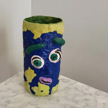 Sculpture titled "potoz08" by Adel Gastel, Original Artwork, Acrylic