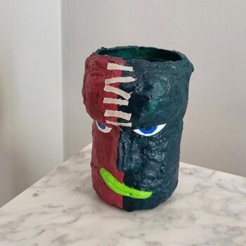 Sculpture titled "potoz09" by Adel Gastel, Original Artwork, Acrylic