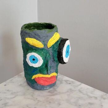Sculpture titled "potoz15" by Adel Gastel, Original Artwork, Acrylic