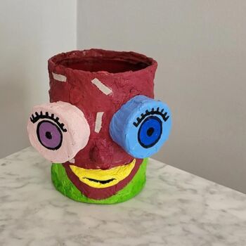 Sculpture titled "potoz20" by Adel Gastel, Original Artwork, Acrylic
